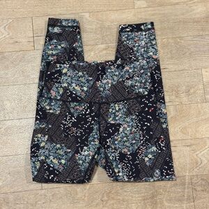 Lululemon Wunder Under Hi-Rise 7/8 Tight 25" Assembage Alphine White Multi Sz 6